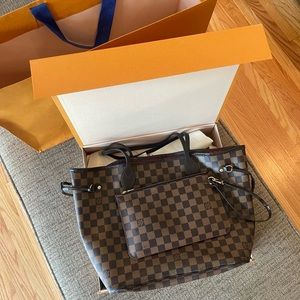 Louis Vuitton Classic Damier Ebene Nevefull MM